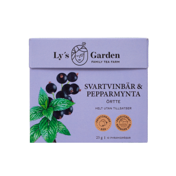 Örtte SVARTVINBÄR & PEPPARMYNTA (10st)