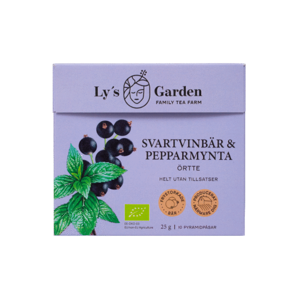 Örtte SVARTVINBÄR & PEPPARMYNTA EKO (10st)