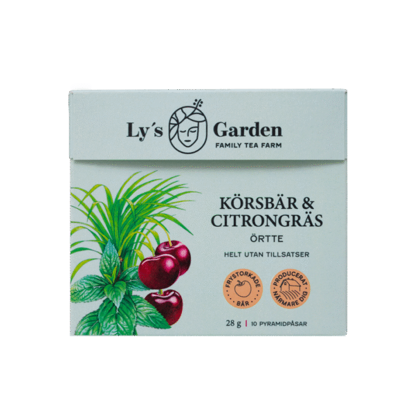 Örtte KÖRSBÄR & CITRONGRÄS (10st)